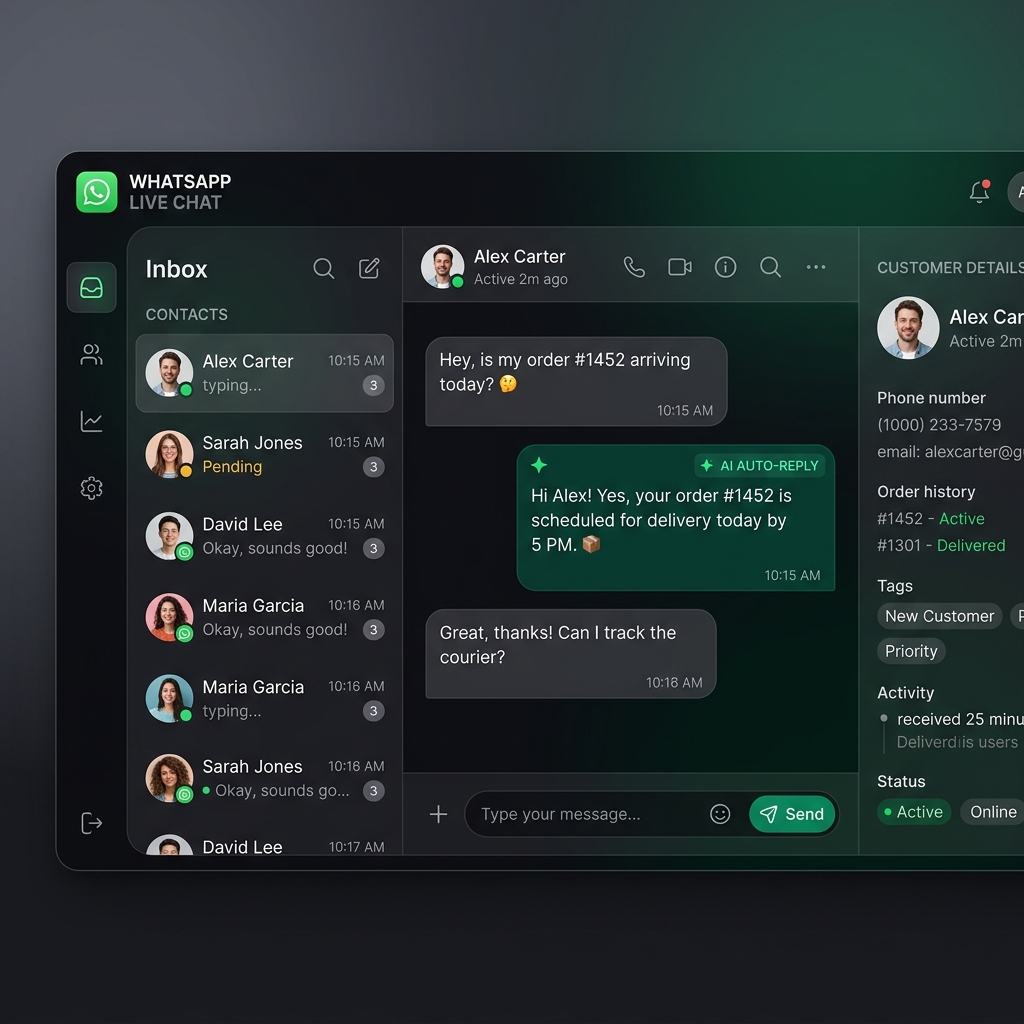 WAMu Live Chat UI
